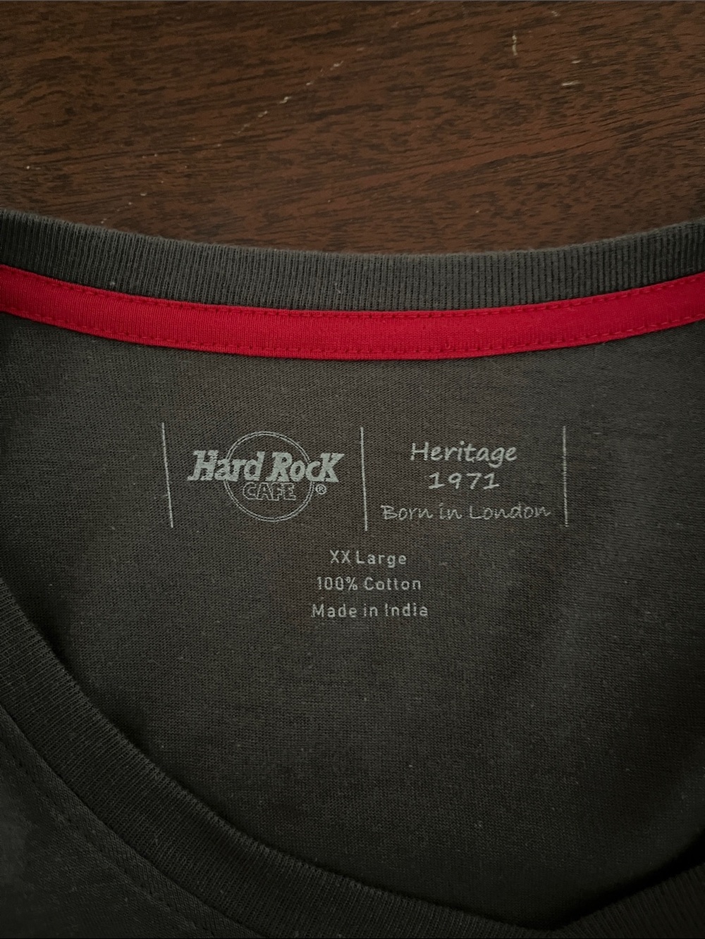 Hard Rock Cafe Retro 1971 Heritage Honolulu V-Neck Tee Smokey Grey XXL NWT - Picture 6 of 8